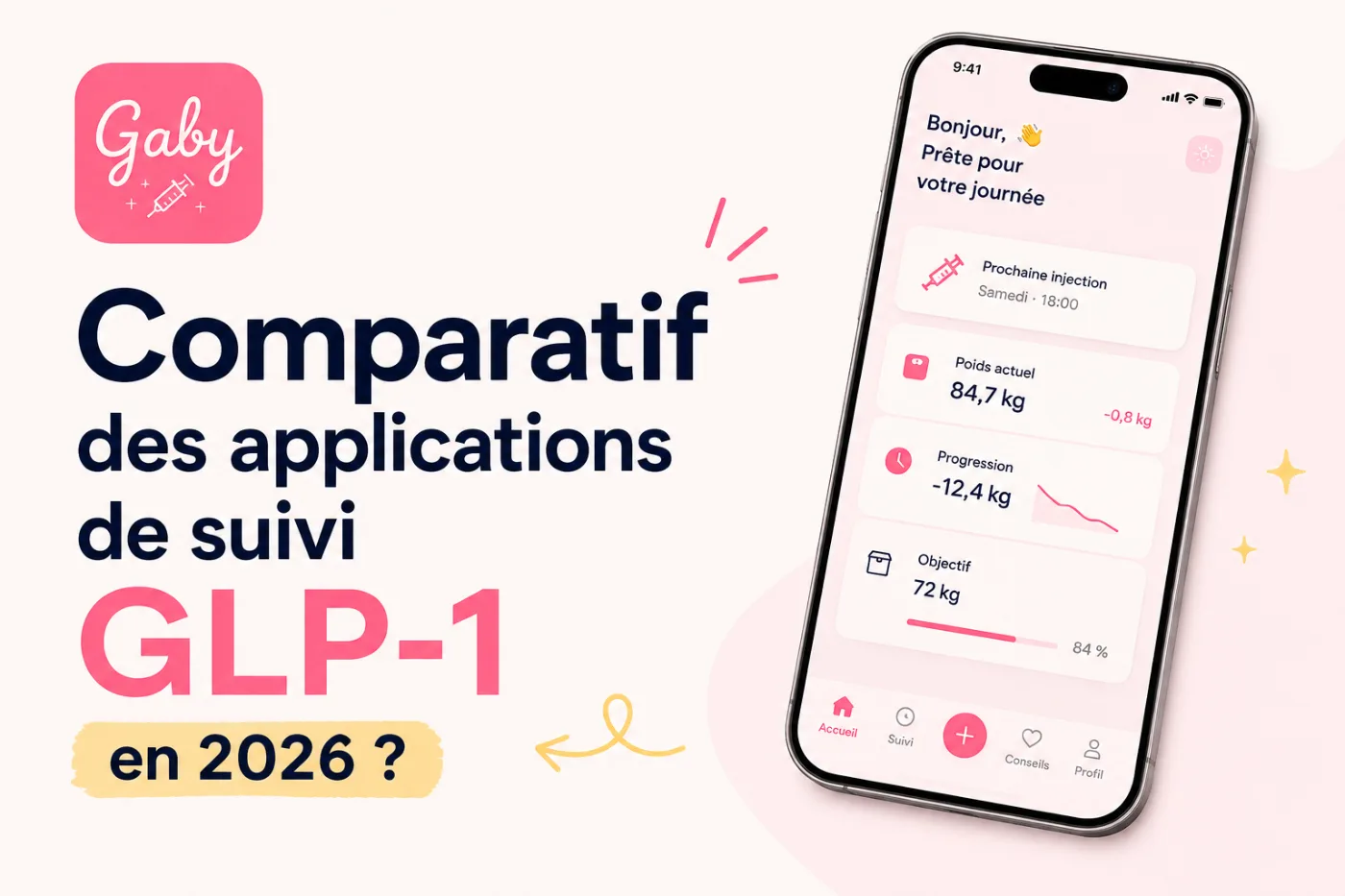 Quelle est la meilleure application de suivi GLP1 en 2026 ?