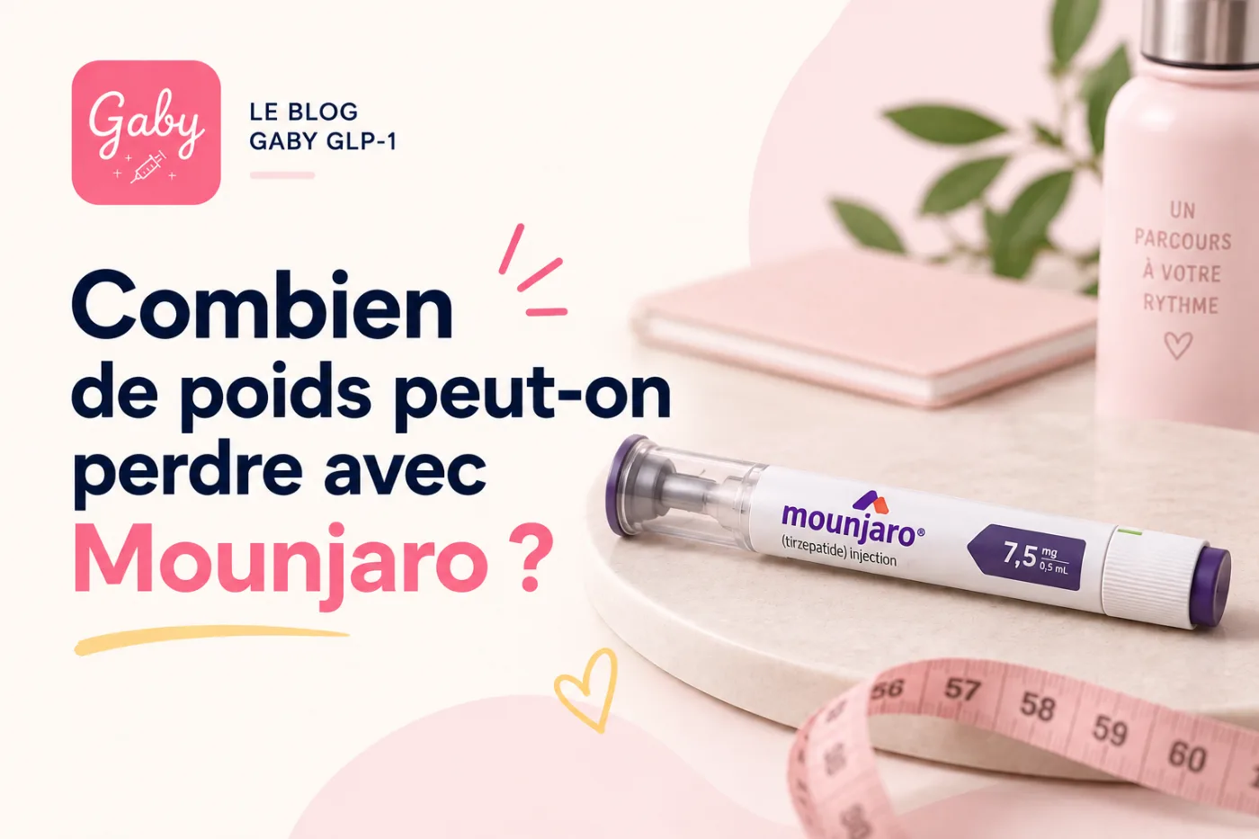 Combien de poids peut-on perdre avec Mounjaro ?