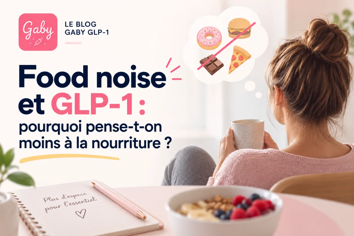 Food noise et GLP-1 : pourquoi pense-t-on moins à la nourriture ?